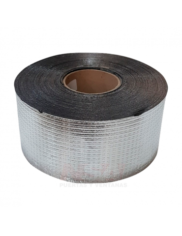 Membrana autoadhesiva con aluminio. Rollo de 10cm x 10mts