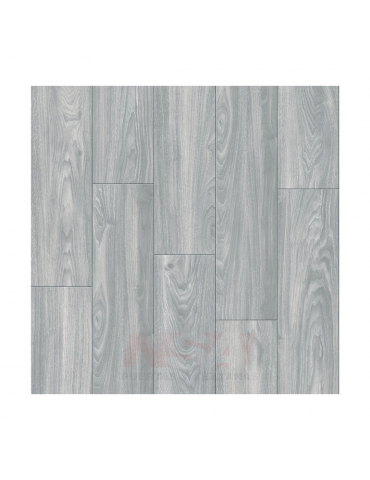 Piso vinilico spc linea economy color roble gris. Medidas 935mm x 150mm x 4mm.