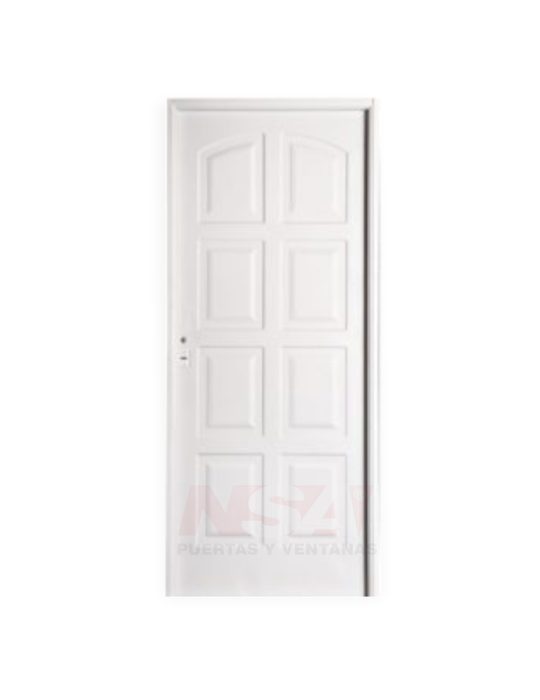 Puerta de chapa inyectada Linea Intermedia Mod. Ciega 8 Tableros