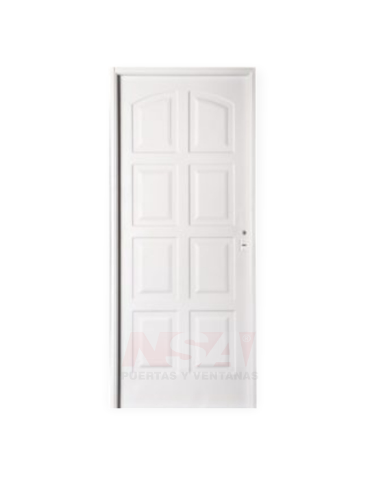 Puerta de chapa inyectada Linea Intermedia Mod. Ciega 8 Tableros