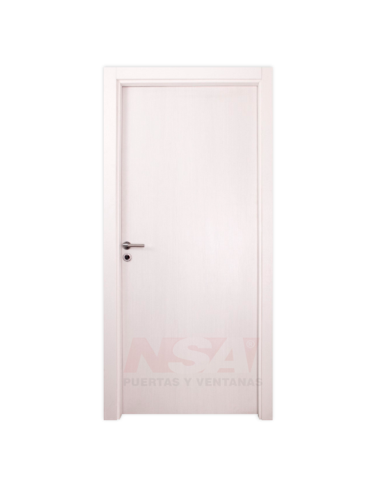 Puerta placa Mod. Nube de 0,80 x 2,00 color blanca.