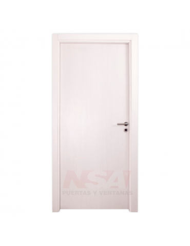 Puerta placa Mod. Nube de 0,80 x 2,00 color blanca.