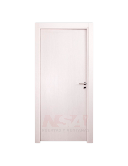 Puerta placa Mod. Nube de 0,80 x 2,00 color blanca.