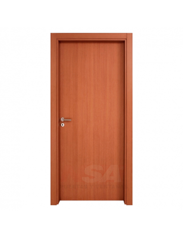 Puerta placa Mod. Cedro de 0,80 x 2,00 color cedro.