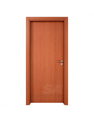 Puerta placa Mod. Cedro de 0,80 x 2,00 color cedro.