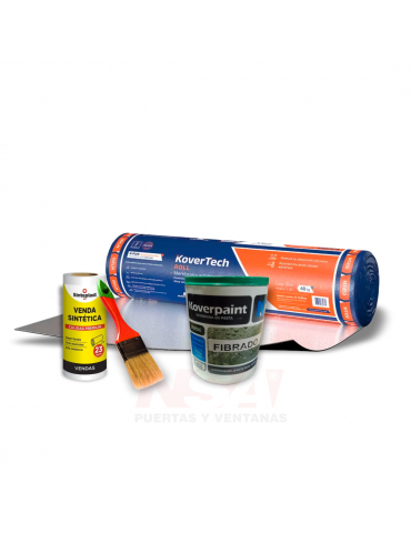 Rollo membrana + membrana en pasta + venda + pincel