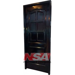 PUERTA CHAPA DOBLE FRANCESA NEGRA DER