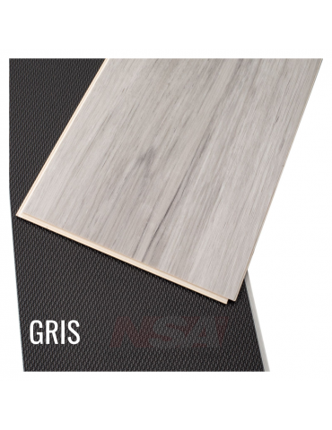 Piso vinilico spc Color Gris.