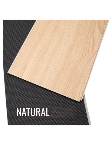 Piso vinilico spc. Color Natural.