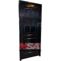 PUERTA CHAPA DOBLE FRANCESA NEGRA IZQ