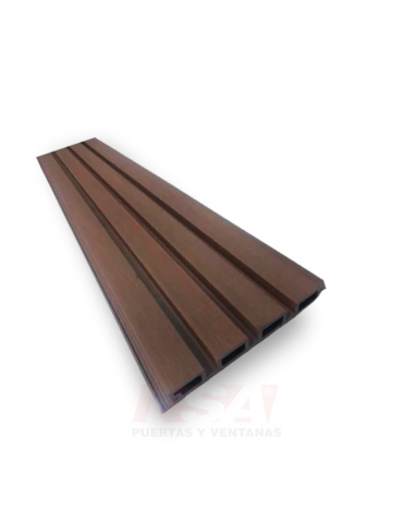Revestimiento wall panel exterior wpc habano.