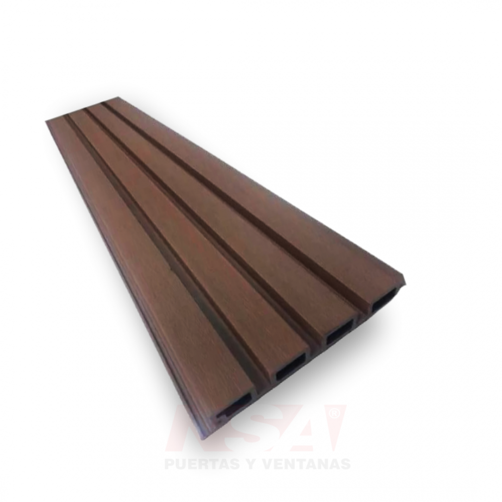 Revestimiento wall panel exterior wpc habano.