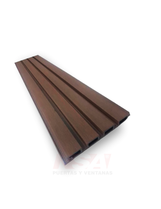 Revestimiento wall panel exterior wpc habano.