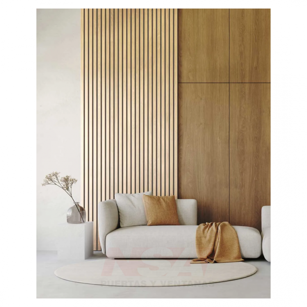 Revestimiento wall panel interior eps maple 2750 x 120 x 11 mm. Color maple.