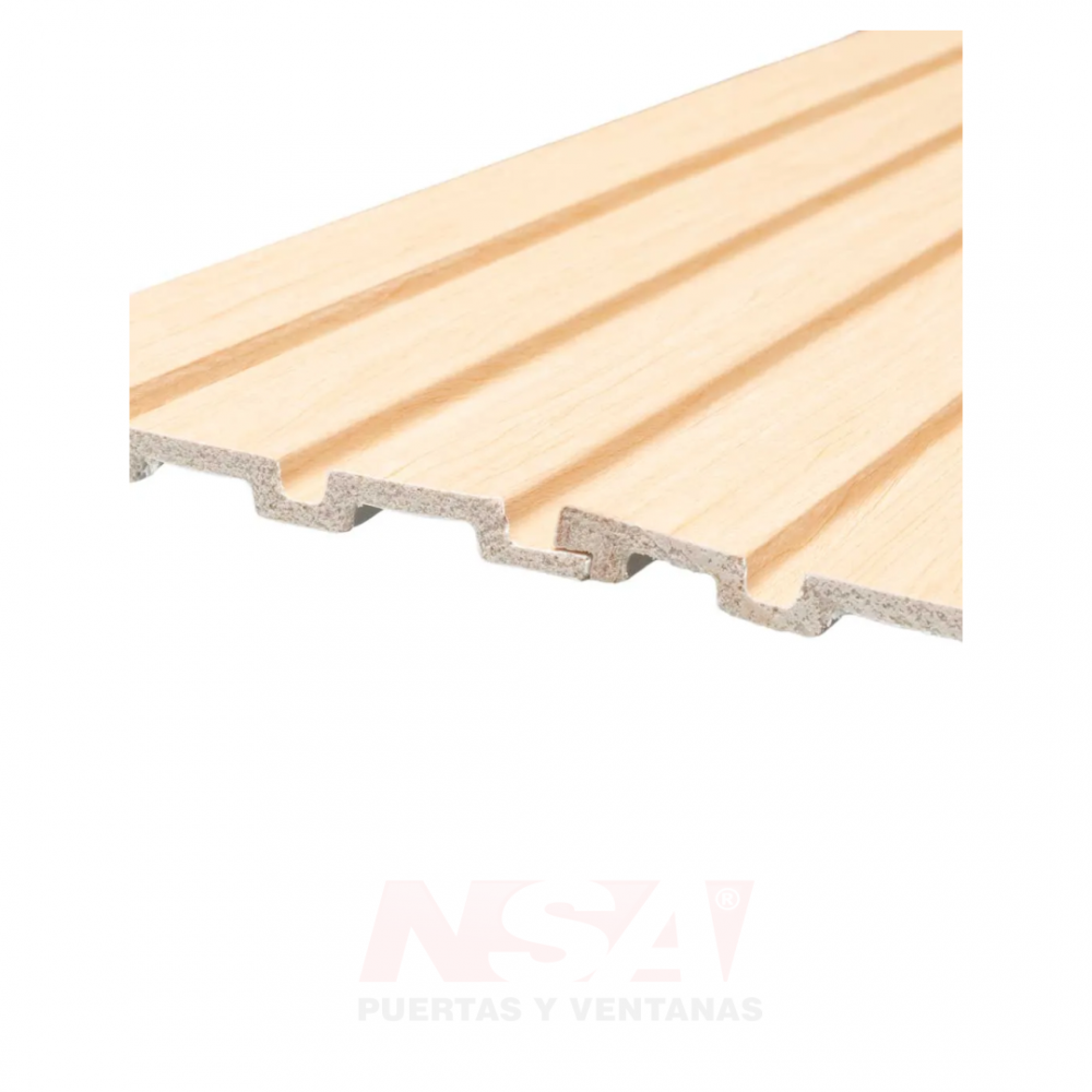 Revestimiento wall panel interior eps maple 2750 x 120 x 11 mm. Color maple.
