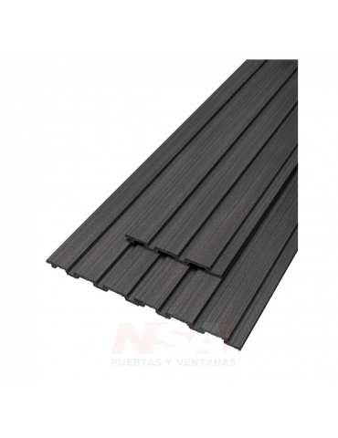 Revestimiento wall panel interior eps Color acero.