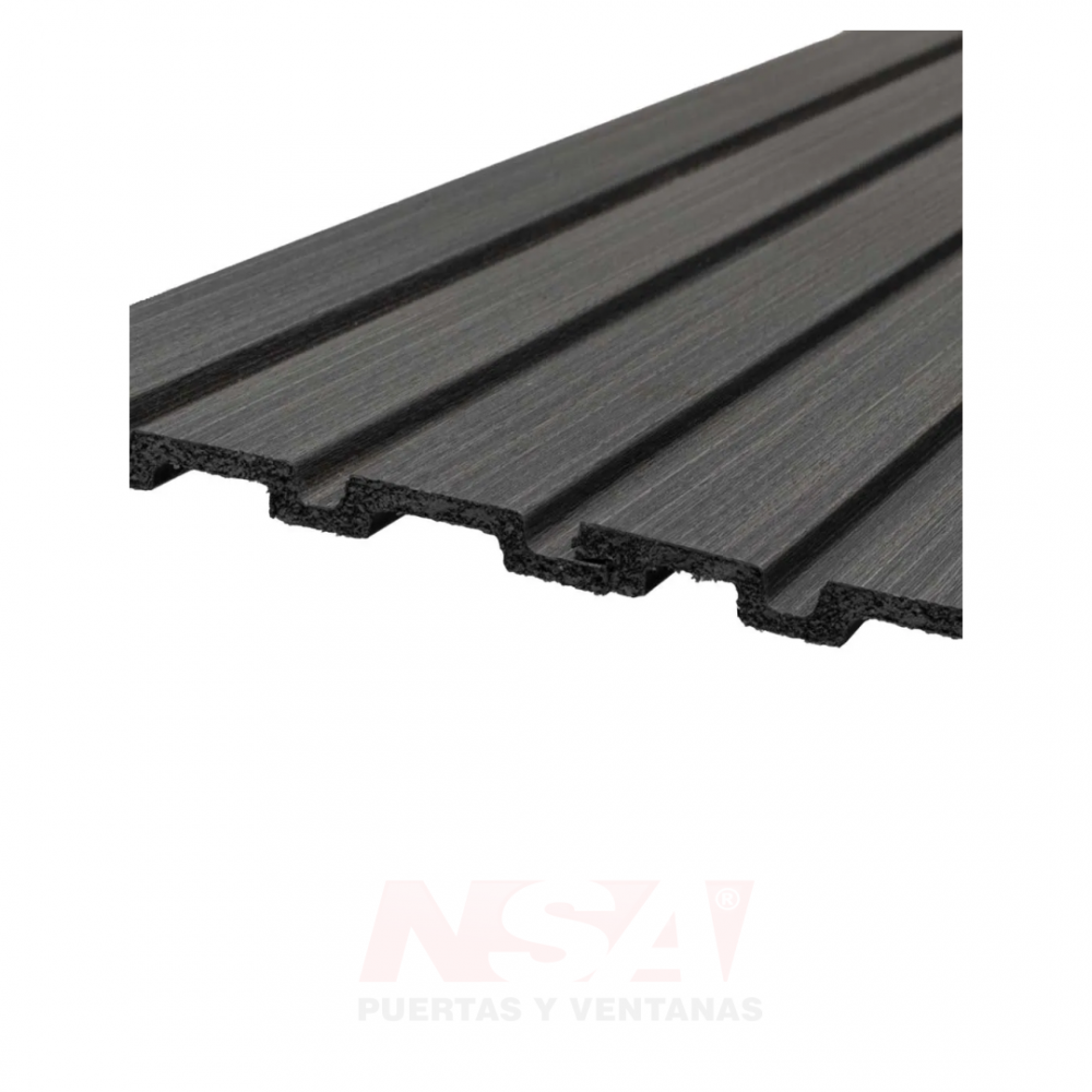 Revestimiento wall panel interior eps Color acero.