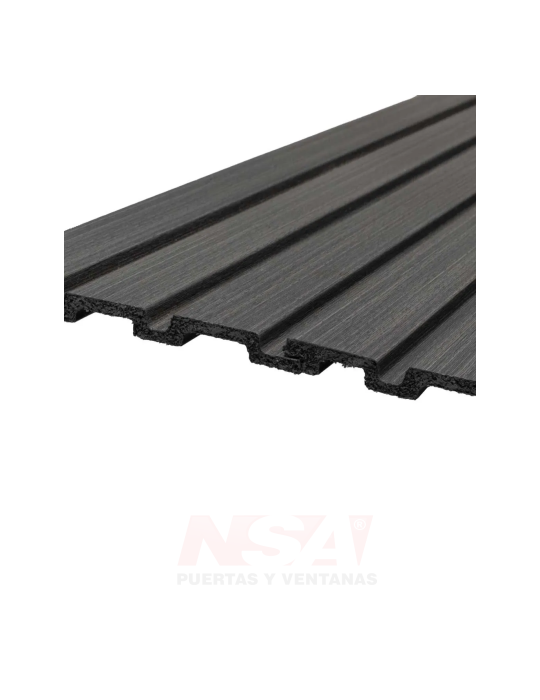 Revestimiento wall panel interior eps Color acero.