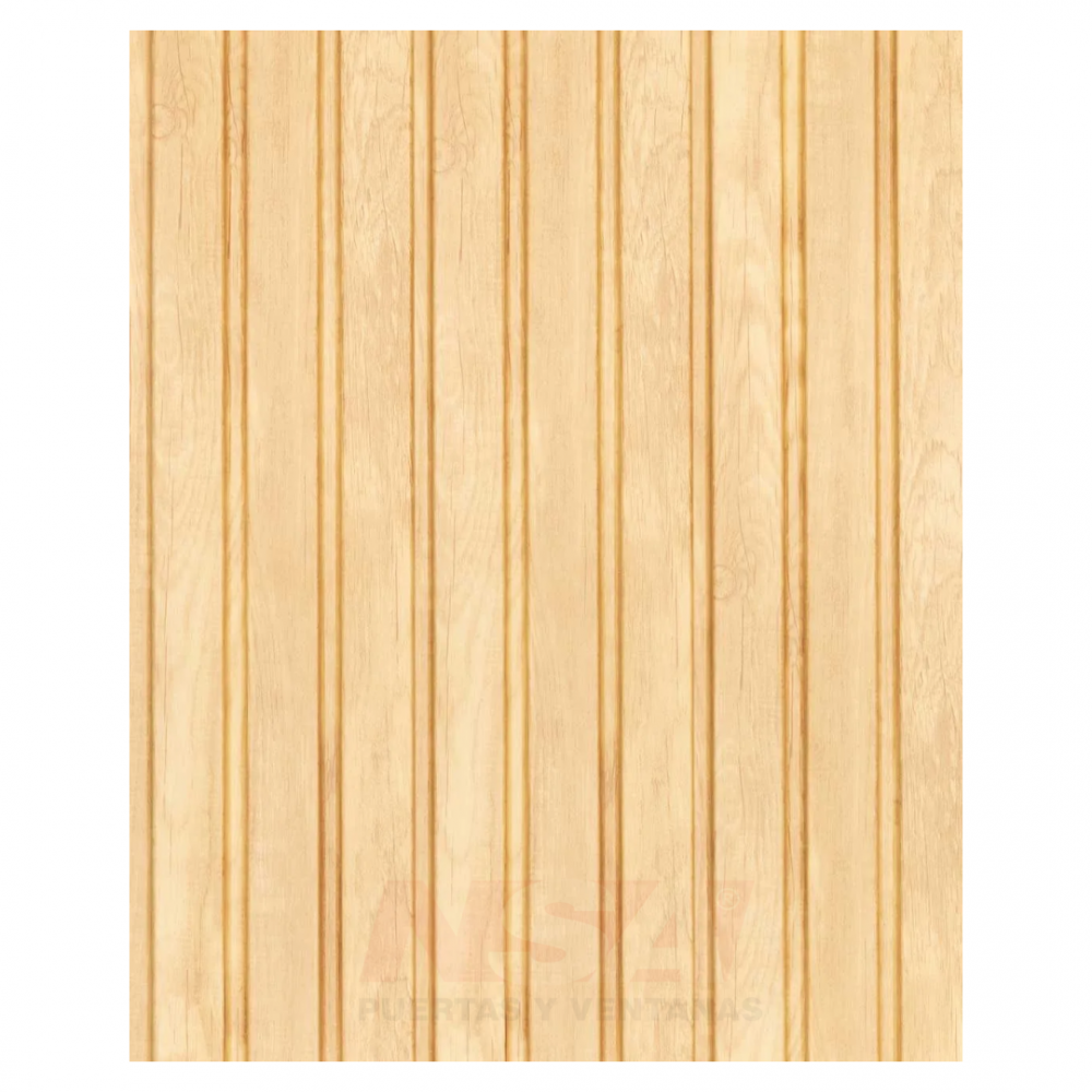 Revestimiento wall panel interior eps. Color pino.