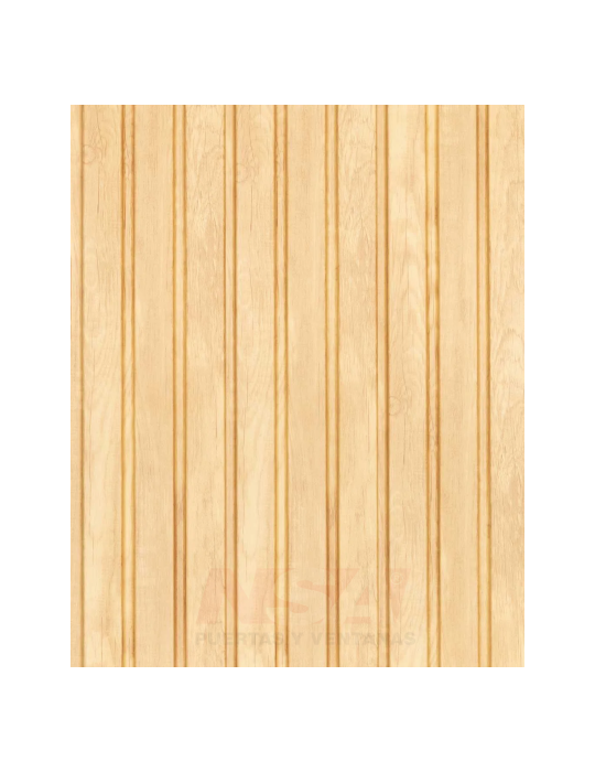 Revestimiento wall panel interior eps. Color pino.