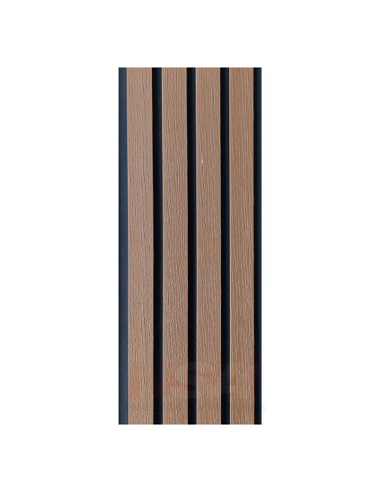 Revestimiento wall panel exterior wpc bicolor Teak Black