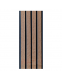 Revestimiento wall panel exterior wpc bicolor Teak Black