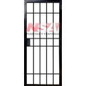Puerta reja maciza con marco invertido de 0,80 x 2,00