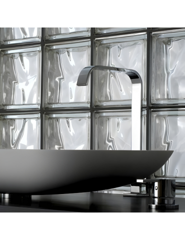 Ladrillos de vidrio trans. Mod. Nube. Medidas 19 x 19 x 8 cm. 2