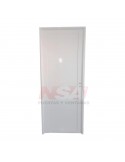 Puerta de aluminio tablero tubular de 0,80 x 200 ciega
