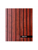 Wall panel interior wpc Walnut 2700x168x24 mm.