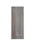 Puerta placa de melamina 5,5mm de 0,85 x 2,05 color Báltico marco de aluminio.