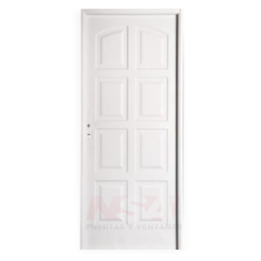 Puerta de chapa inyectada Linea Intermedia Mod. Ciega 8 Tableros