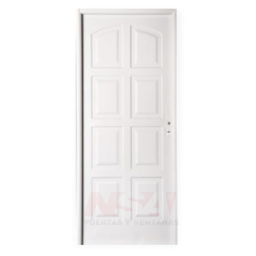Puerta de chapa inyectada Linea Intermedia Mod. Ciega 8 Tableros