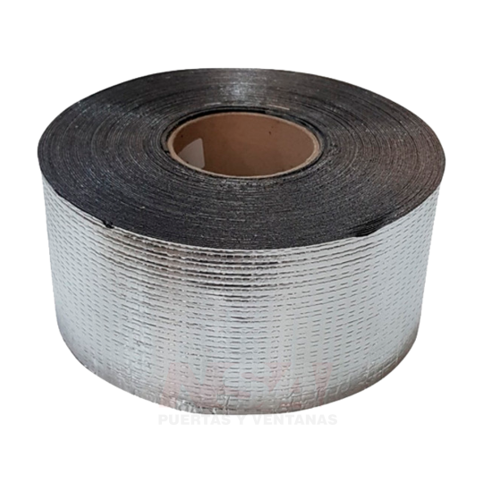 Membrana autoadhesiva con aluminio. Rollo de 10cm x 10mts