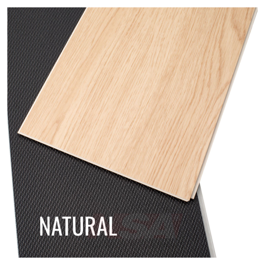 Piso vinilico spc. Color Natural.