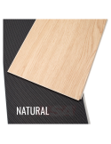 Piso vinilico spc. Color Natural.