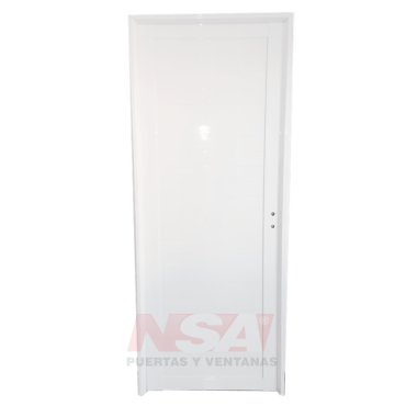 Puerta de aluminio tablero tubular de 0,80 x 200 ciega