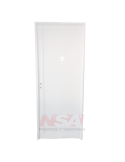 Puerta de aluminio tubular de 0,80 x 200 ciega