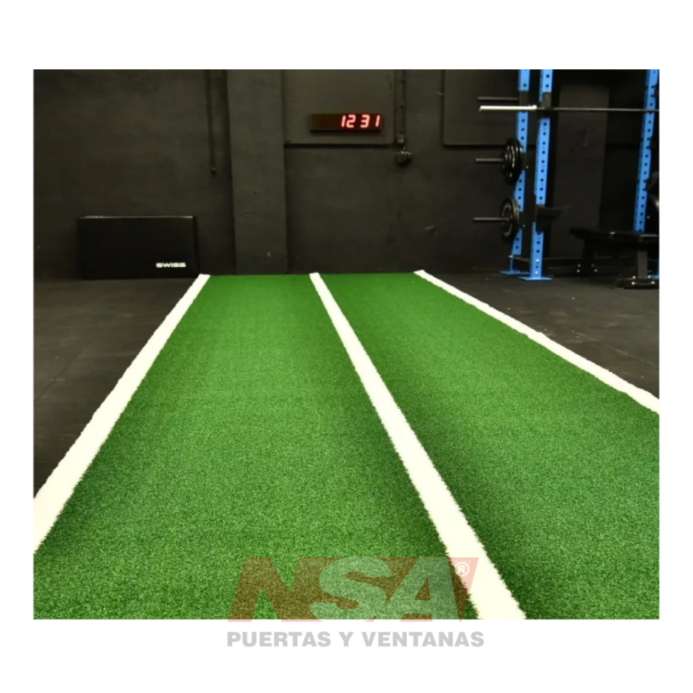 Cesped sintético decorativo de 10 mm x 200 x 0,50 cm