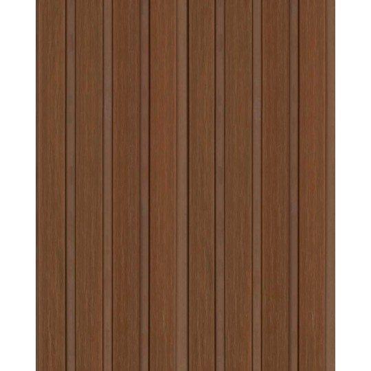 Revestimiento wall panel exterior wpc color Cedro.