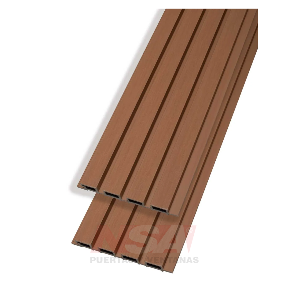 Revestimiento wall panel exterior wpc color Fresno.