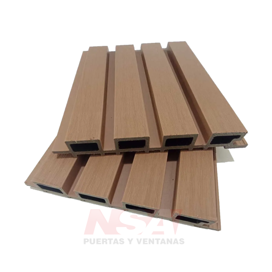 Revestimiento wall panel exterior wpc color Fresno.