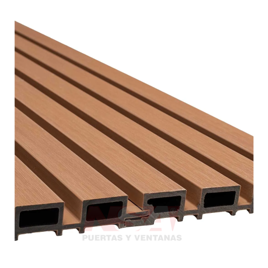 Revestimiento wall panel exterior wpc color Fresno.