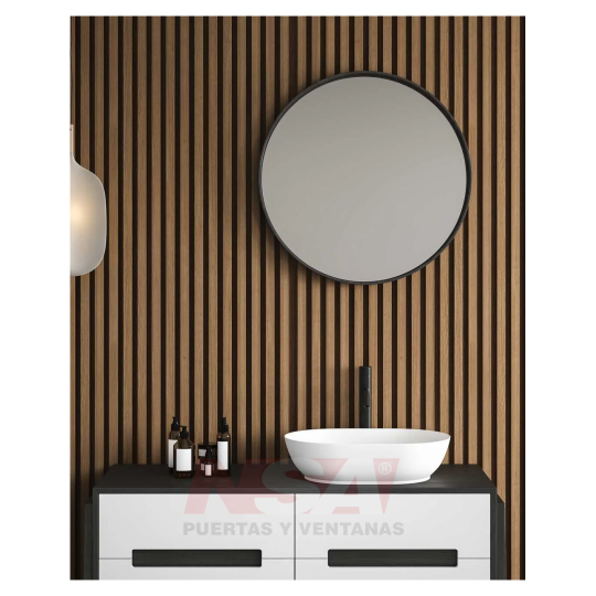 Revestimiento wall panel exterior wpc color Fresno.