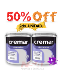 PINTÓ PINTAR! 50% OFF en la segunda unidad. Pintura latex SINTEPLAST CREMAR