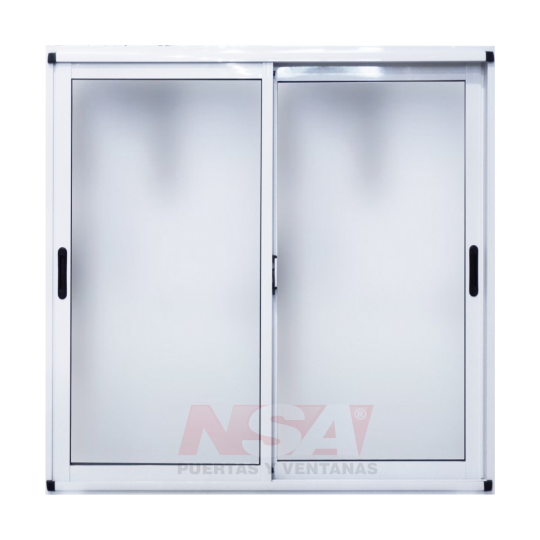 Ventana de aluminio Linea Moderna de 1,00 x 1,00