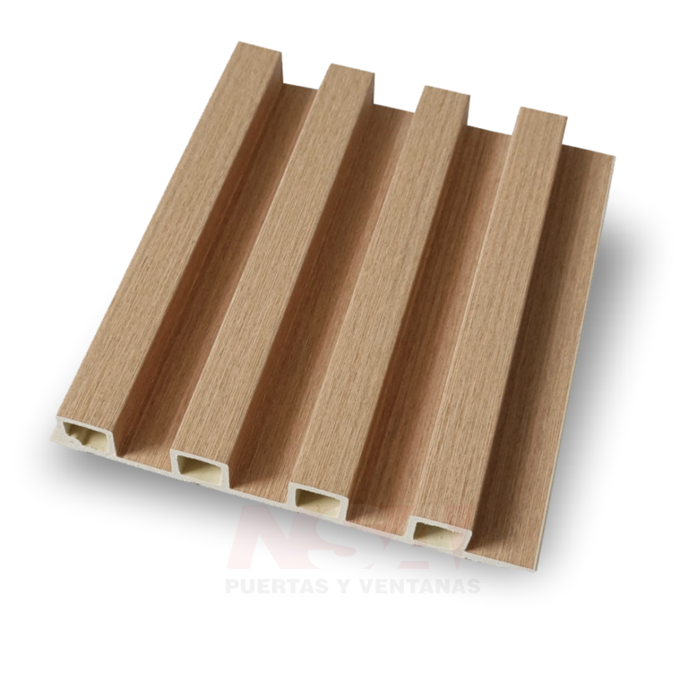 Wall Panel WPC de interior color America. Medida 2700 x 168 x 24 mm.