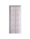 Puerta de chapa simple ciega Mod. 10T blanca de 0,80 x 2,00.