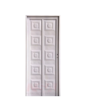 Puerta de chapa simple ciega Mod. 10T blanca de 0,80 x 2,00.