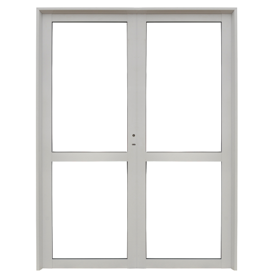 PUERTA DOBLE DE ALUMINIO 216 150X200 36 MM